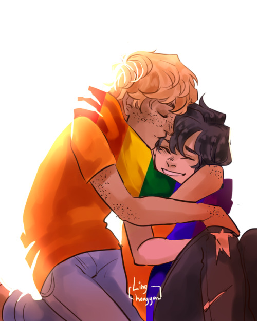 Rainbow Pride Solangelo 1-3. @stimful-gifts, @stimmystuffs, @stimmybby 4-6. @stimcourse, @ling-hengy