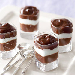 Dessert-Queen:  Chocolate Mint Cups Dessert On We Heart It. Http://Weheartit.com/Entry/80805781/Via/Pholee