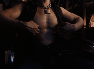 MEN IN OPEN SHIRTS