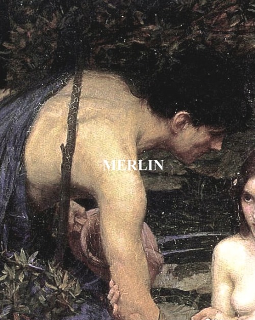 pennndragon: Merlin characters as John William Waterhouse paintings.