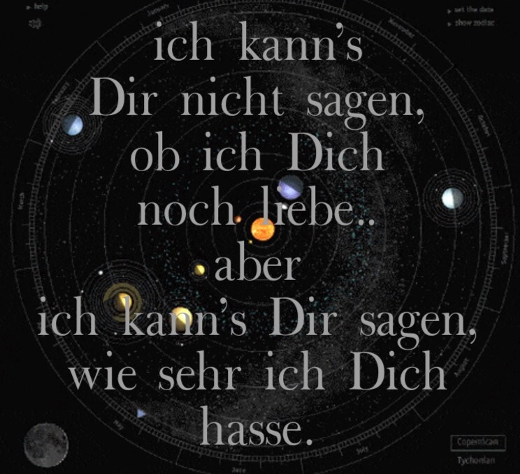 Ich hasse dich sprüche tumblr