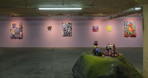 Installation Images of Alake Shilling’s exhibition “Monsoon Lagoon” Febr