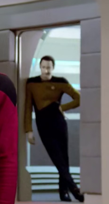 Apologies To My Followers Who Don't Watch Star Trek But I Still Cannot Get Over The Way Data Enters The