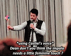 ohmysupernatural:     If cas was to go shopping for himself, what would he buy? 