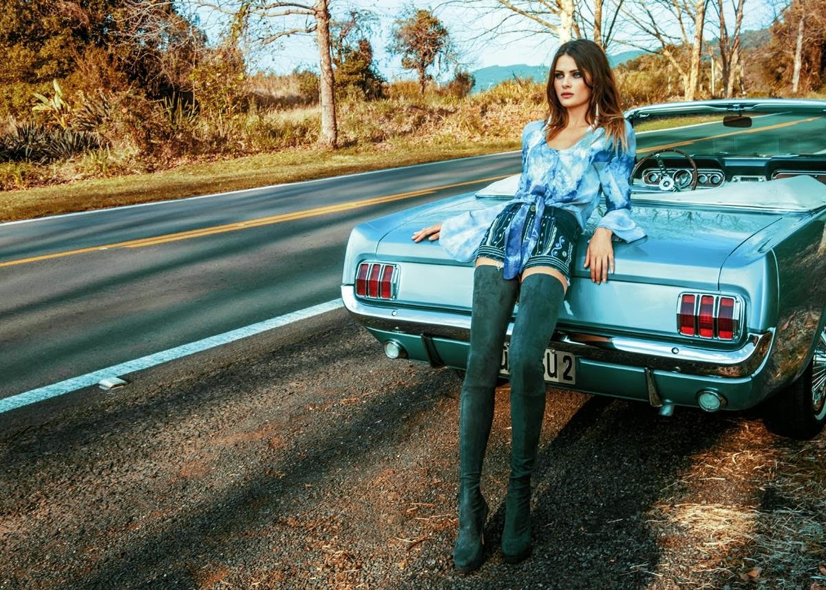 pedalfar:  Morena Rosa Fall/Winter 2014 Campaign starring Isabeli Fontana and Diego