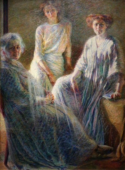 arinewman7:Three Womanby Umberto Boccioni1909-1910oil on canvas