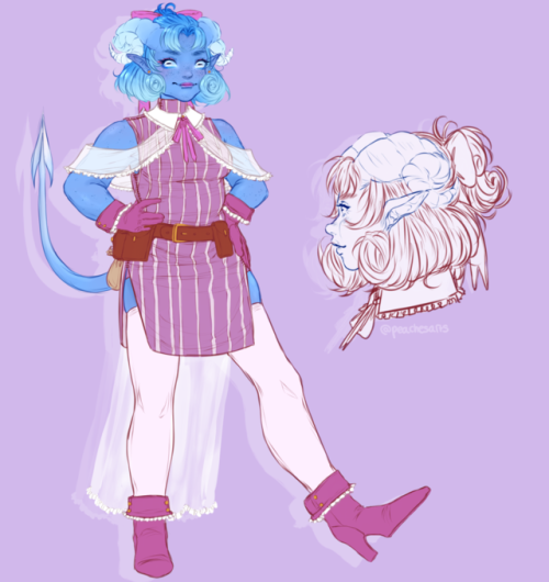 The tieflings are my favourites&hellip; And drawing Jester is so much fun!!
