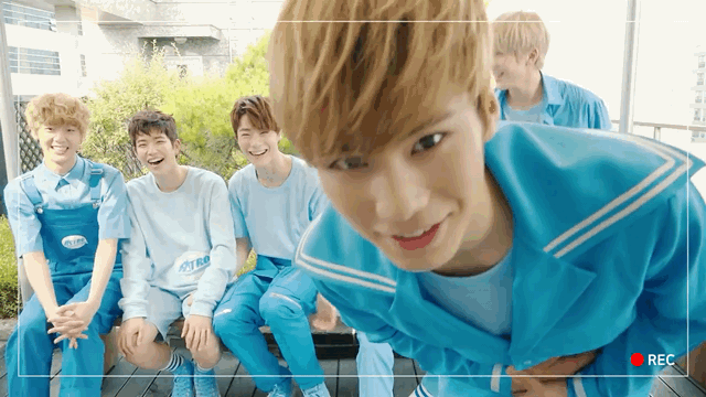 rockybin:  tag yourself I’m eunwoo slapping sanha’s butt