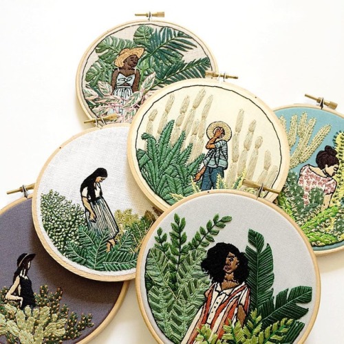 XXX sosuperawesome:  Embroidery Hoop Art, Embroidery photo