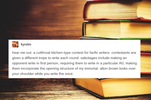 words-on-pages:  Fanfiction appreciation post 1/? 