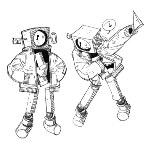 Reflecting On My Life Rn. But Other Than That Herere Some Small Character Sketches I Made Recently