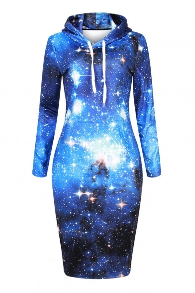 sneakysnorkel:  I WANT TO BE OUT OF THIS WORLD! HOODED DRESS // HOODIE HOODED DRESS