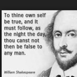 daghettogeisha:  Stay true to urself.. #MotivationalMonday #Shakespeare #cantmakethisup  #M3ntalGrowth #wheniamfeelinglost #teamfuckyotimeline 
