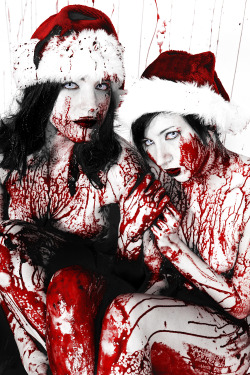 thedemandadamned:  Maggie and I, a bloody Christmas!  