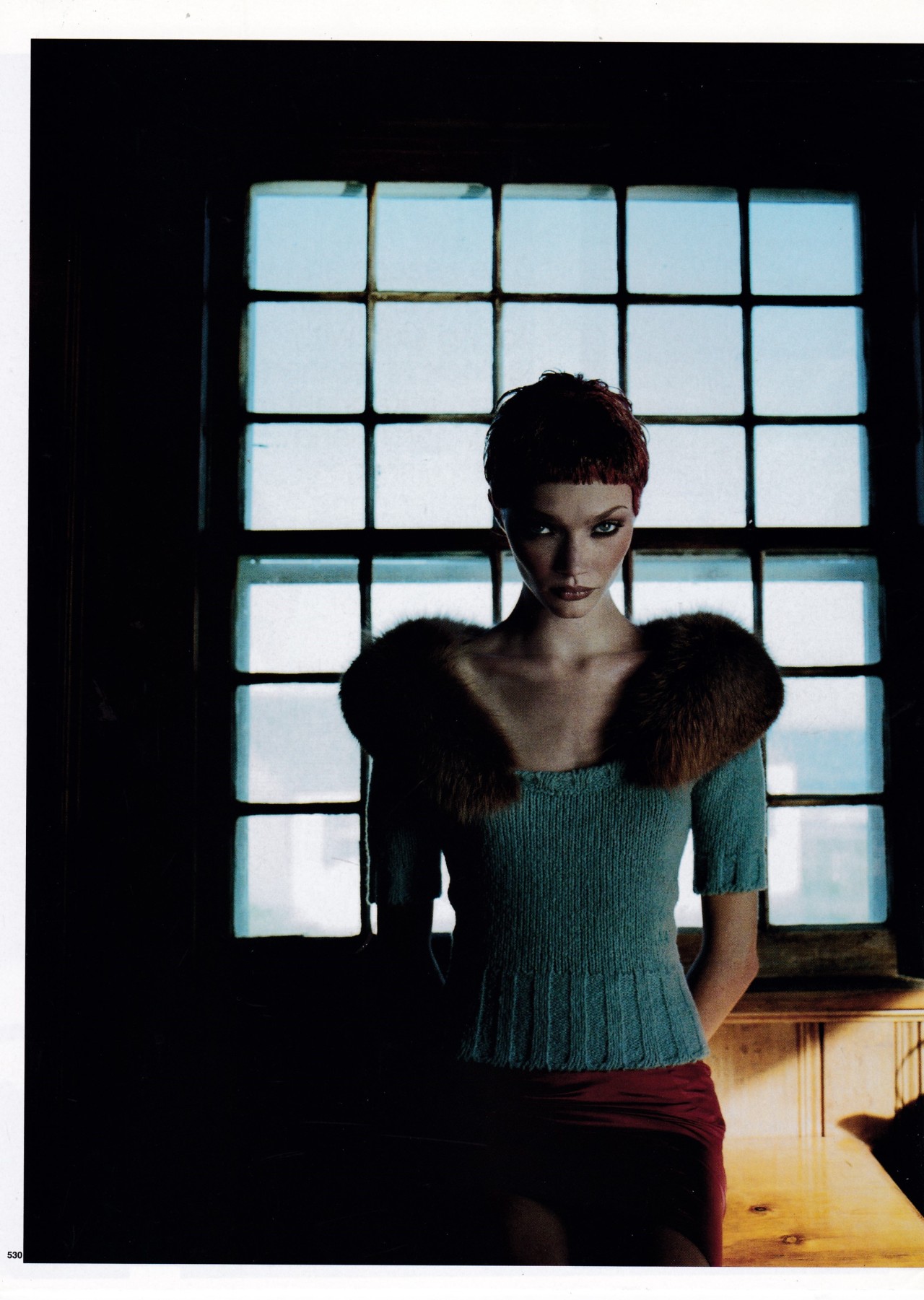 saloandseverine:  US Elle September 1997, Flights of Fancy Jodie Kidd by Gilles