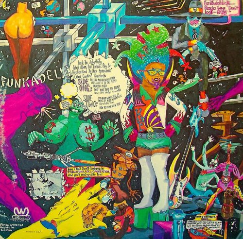 magictransistor:  Some details from the LP cover art done by Perdro Bell for Parliament-Funkadelic.