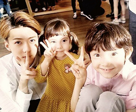 purpleuhan:  when the kid meets more kids 