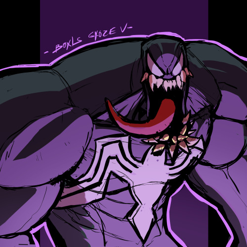 sabrerine911: Random Venom sketch(Marvel)Commissions are openPm me if interested