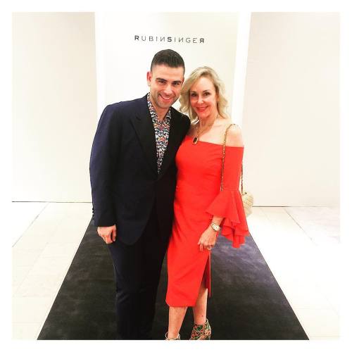 Just being a COUGAR last night. Date night with NY designer @rubinsinger at Neiman Marcus benefiting