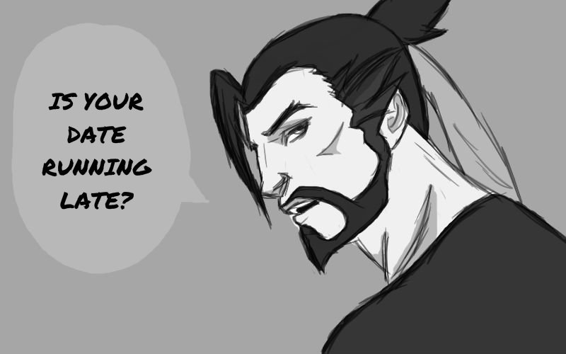 over-etch-a-sketch:  He really charmed the pants off of Hanzo, huh? This was totally