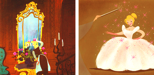 thedisneyprincess:Concept Art by Mary Blair