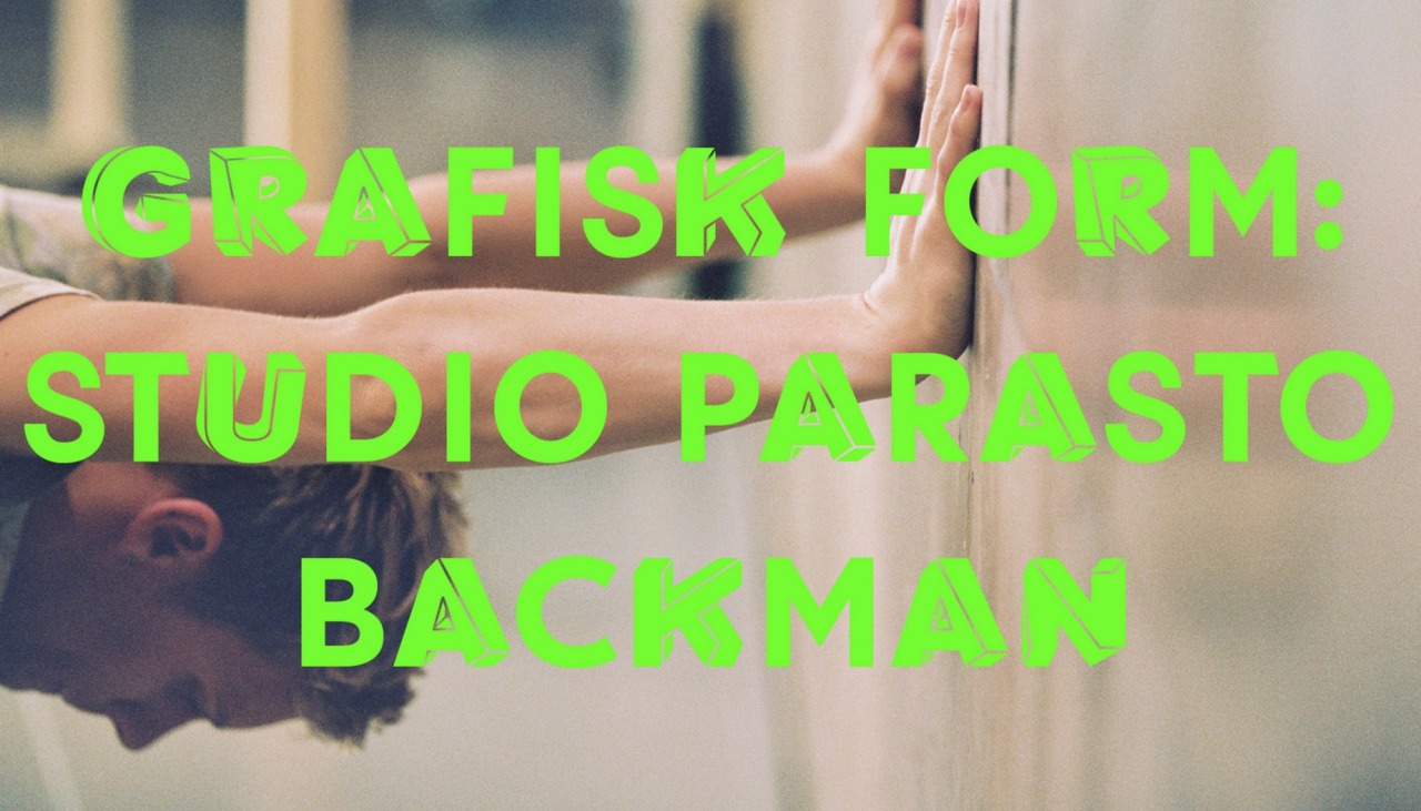womenofgraphicdesign:  Parasto Backman of Studio Parasto Backman (Stockholm) Visual
