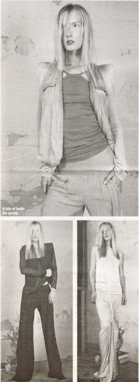 latentshape:rick owens “vapor” s/s 2002