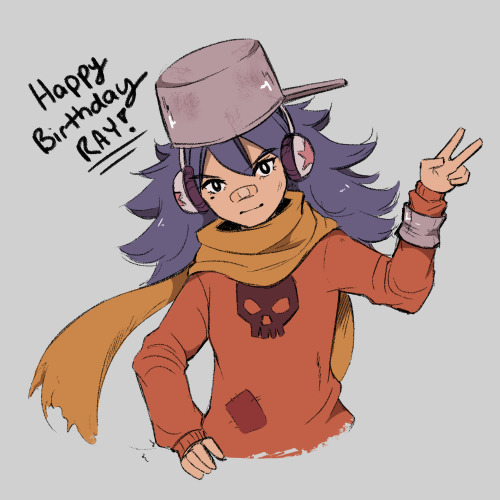 Drew this for my friend Rayluaza’s birthday!Sorry ive been a bit artblocked lately
