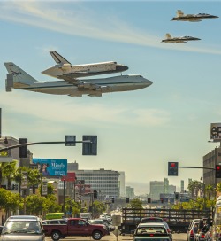 thedemon-hauntedworld:  A Space Shuttle Over