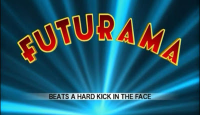 thequarterguy:  mr-mononucleosis:  lunalovegouda:  The intro cards for Futurama have always been one of my favorite parts of the show because people always talk about the old Simpson’s couch gag but this is just pure gold… I mean- It goes from everything