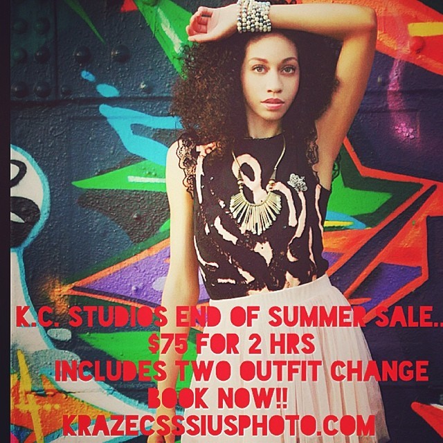 photokid313:  K.C. studios end of summer sale..                  Book now!!     