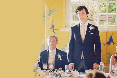 aconsultingdetective: Legit Johnlock Scenes When John was dating other people vs When Sherlock and J