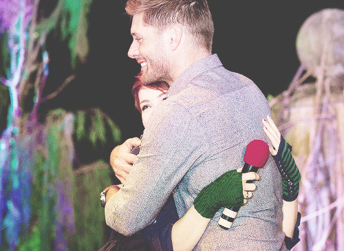 heartattackles:  jensen and felicia being cute at burcon (x) 