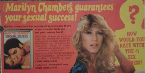 Ad for Sensual Secrets (1981), likely featured in Club magazine. Read about the book here.