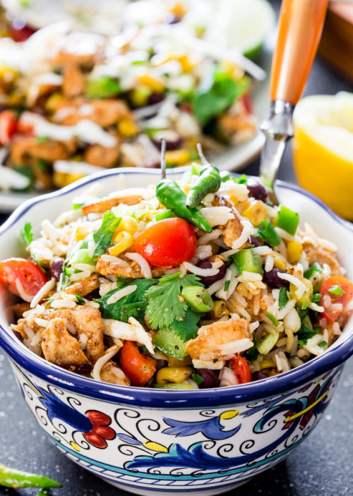 guardians-of-the-food: Mexican Chicken and Rice Salad