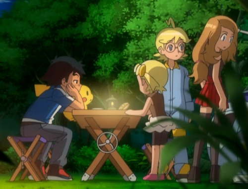 scribblekin:  Ash moping apparently too Done to even try to help find out what happened, after the Macaron basket turns out to be “mysteriously empty” in XY15 