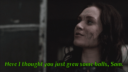 nothingidputbeforeyou:One scene from Caged Heat with captions for the Wincest-impaired.