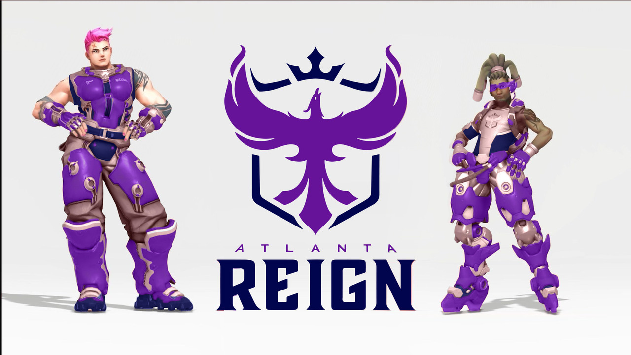 overwatchleaguepride — Atlanta Reign but a royal color palette! Enjoy