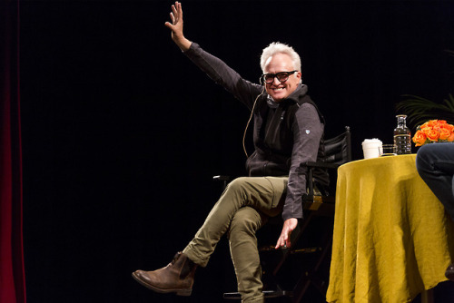 Actor Bradley Whitford during an interview with his brother, journalist David Whitford, during the “