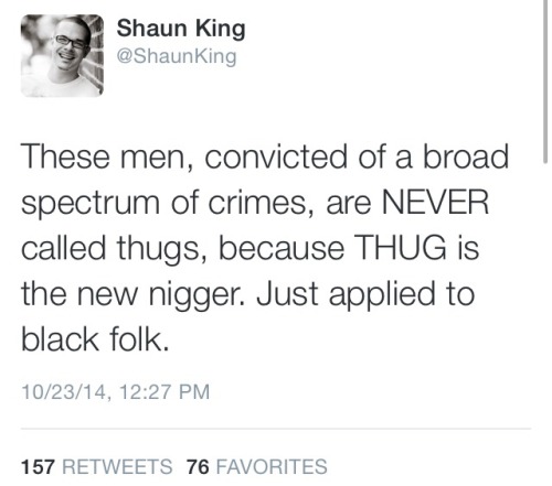 starslicer:nightelfdruid:click the pictures to enlarge, 10/23/2013, shaun king speaks on the thu