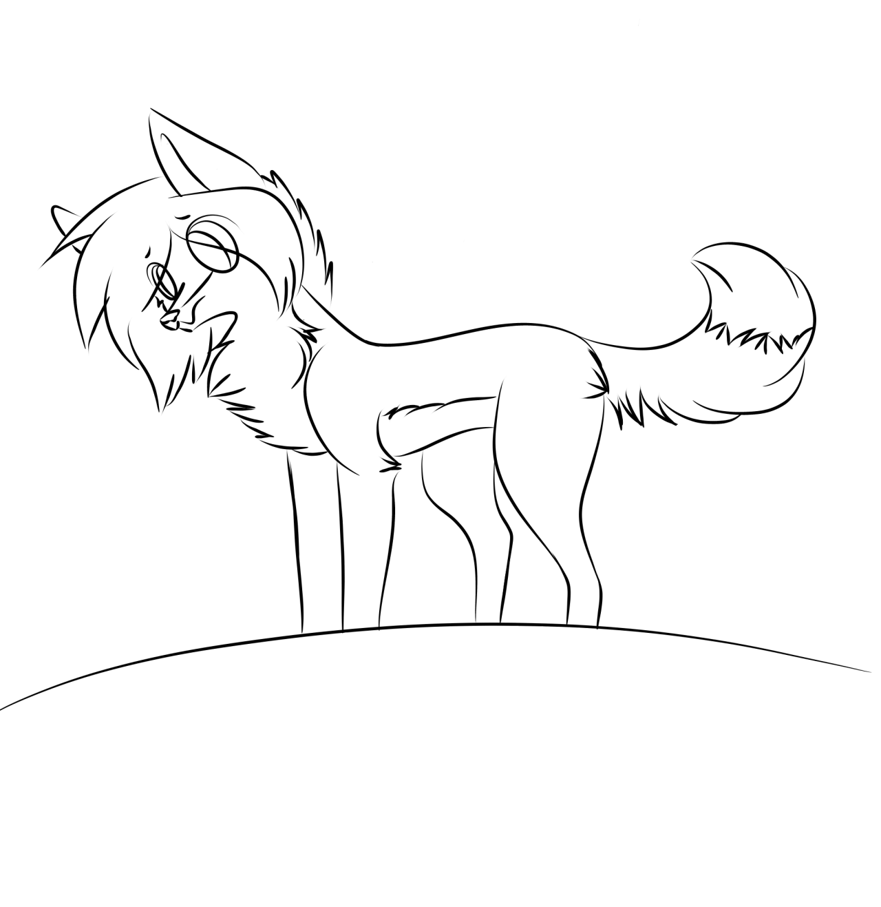redsolarfox:Too likely to look down…X3 D’aww~! :3