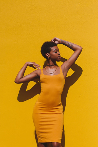 beautifulbrownies:  huruud:  Mood board: Melanin against citrus colored backgrounds