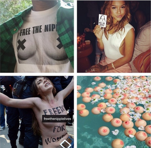 why are female nipples censored on Instagram, TV, and in other forms of media- but male nipples are 