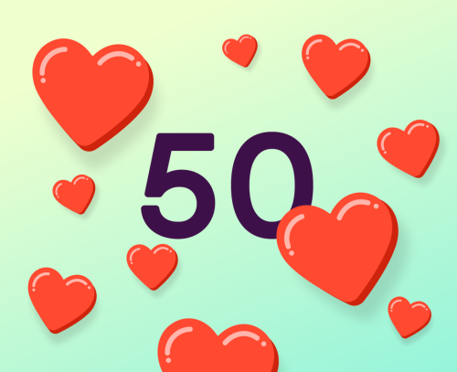 Thank You To Everyone Who Got Me To 50 Likes!