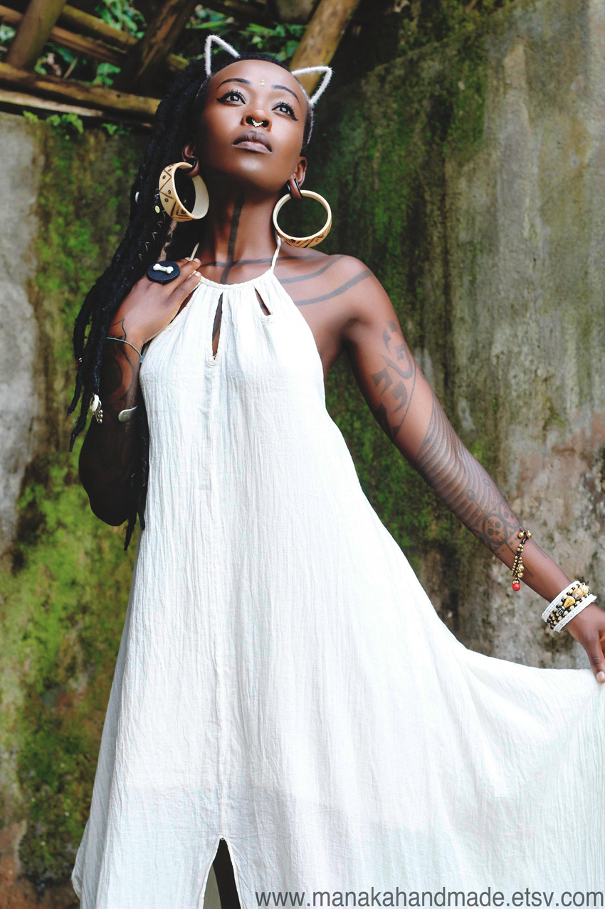 manakahandmade:  Manaka Goddess Maxi Dress. Handmade from 100% lightweight Cotton