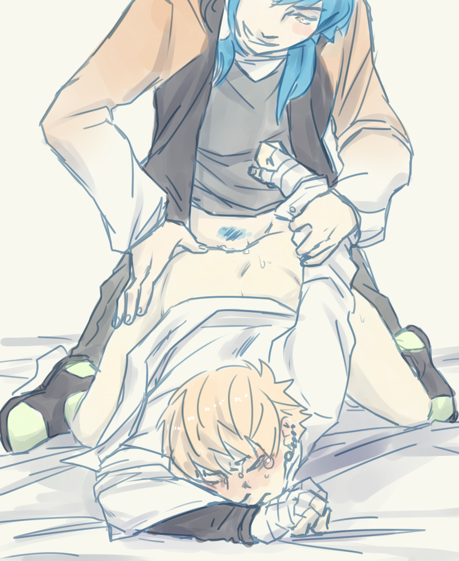 slut-dere:   Anonymous asked:     if u are taking requests could you…draw sly blue/noiz