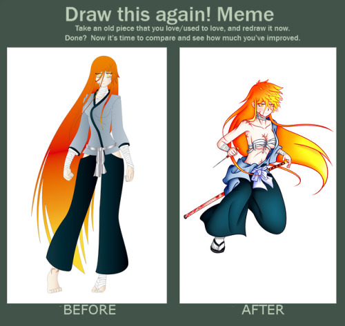 Draw this again - Jiraiya Umiko by TsukiNoKatana The style of drawing changes a lot in 8 yearsOrigin