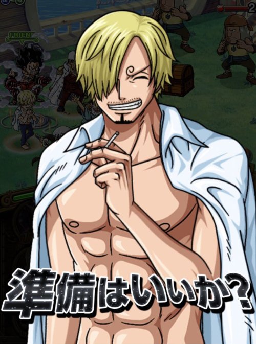 sanjionepiece: More bare-chested sanji, Oda!!! lord have mercy