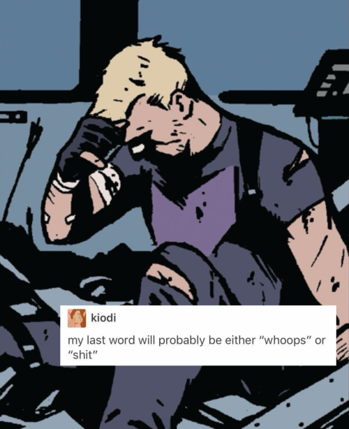 Comic Clint Barton + Text Posts