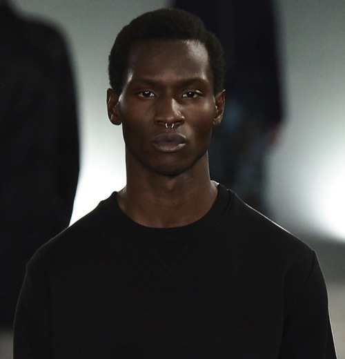 viyletsol:  pocmodels: Adonis Bosso at  Casely-Hayford F/W 16     In high school I was in love with this man lol